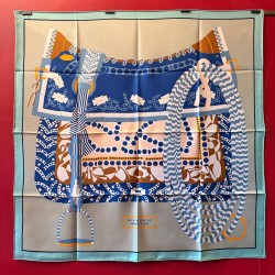 Carré foulard Hermès Silla...