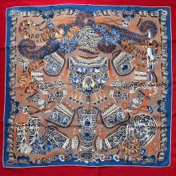 Carré foulard Hermès Sous...