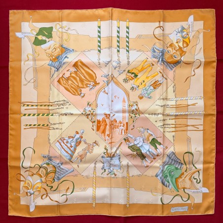 Carré foulard Hermès Fêtes vénitiennes
