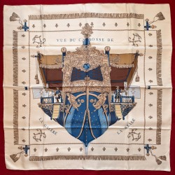 Carré foulard Hermès Vue du...