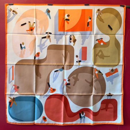 Carré foulard Hermès Figure libre