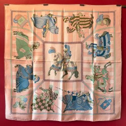 Carré foulard Hermès Chocs...