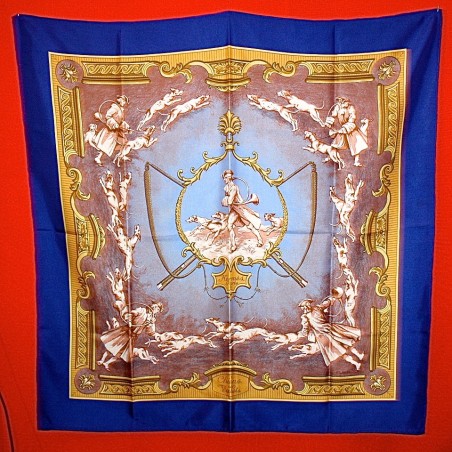 Carré Hermès Chiens et valets 