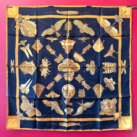 Carré foulard Hermès Les soies volantes