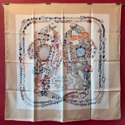 Carré foulard Hermès Bridée...