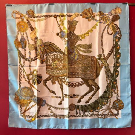 Carré foulard Hermès Le timbalier