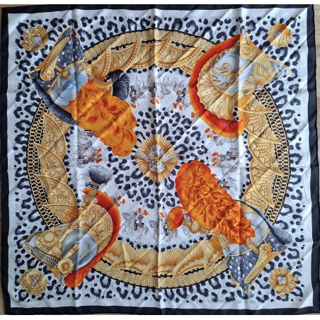 Carré foulard Hermès Casques et plumets