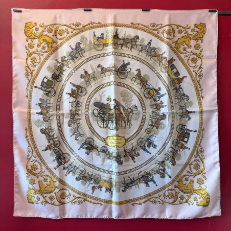 Carré foulard Hermès La promenade de Longchamps