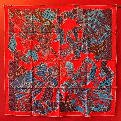 Carré foulard Hermès Duels...