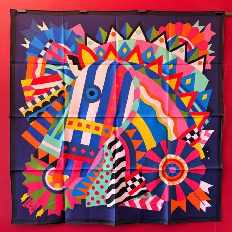Carré foulard Hermès Cheval de fête