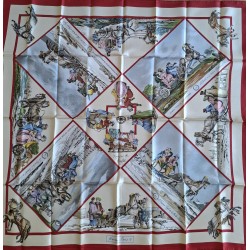 Carré foulard Hermès Voyage...