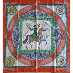 Carré foulard Hermès Feux...